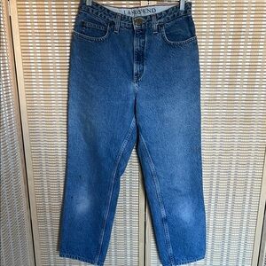Lands' End vintage Blue Straight Jeans Classic Style